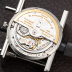 Vacheron Constantin Automatic Blue Ultra-Thin 18K White Gold Clous de Paris Hobnail with Papers Ref. 7416 from 1973