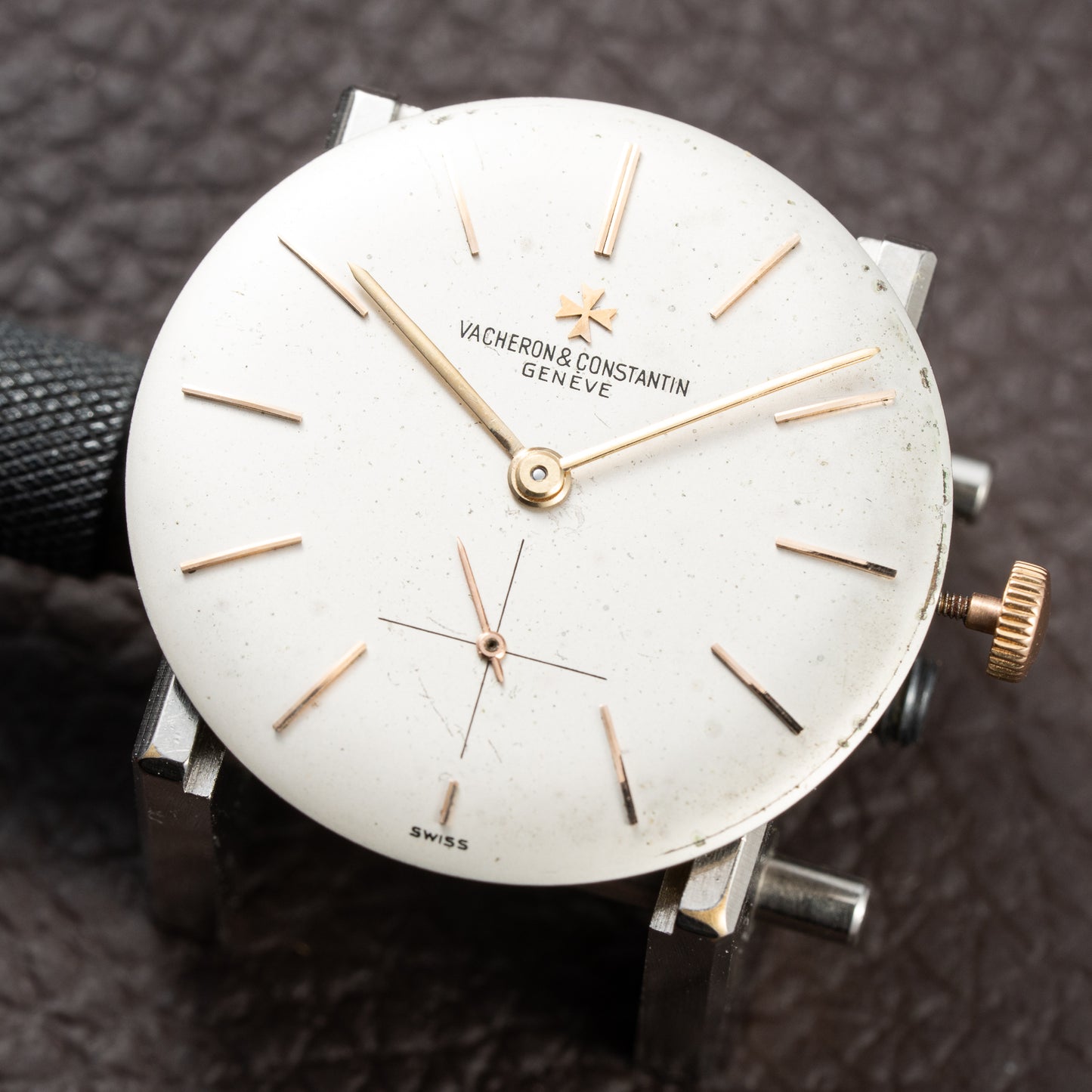 Vacheron Constantin Patrimony 18k Rosé Pink Gold Calibre 1001 Ref. 4667 from 1950s