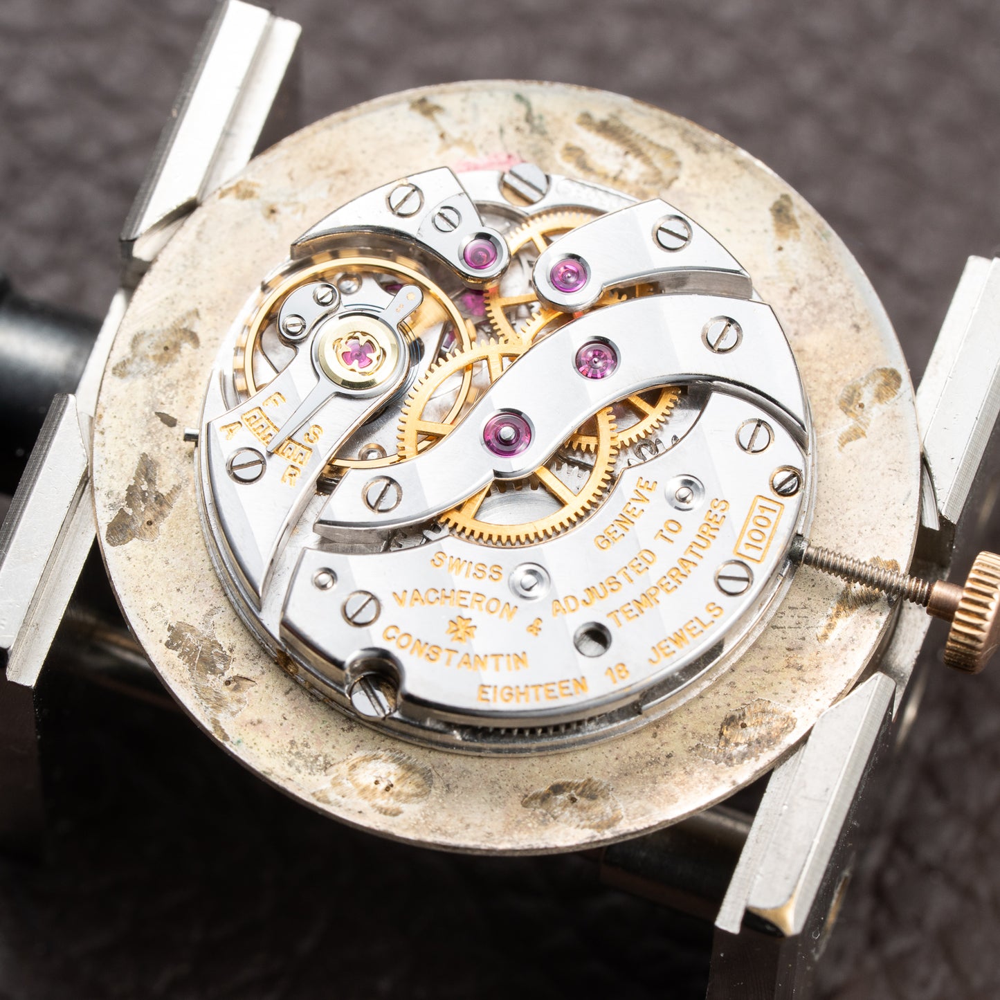 Vacheron Constantin Patrimony 18k Rosé Pink Gold Calibre 1001 Ref. 4667 from 1950s