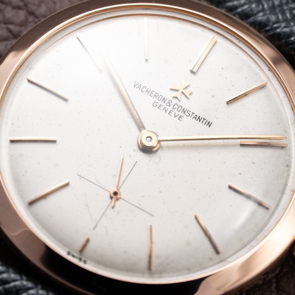 Vacheron Constantin Patrimony 18k Rosé Pink Gold Calibre 1001 Ref. 4667 from 1950s