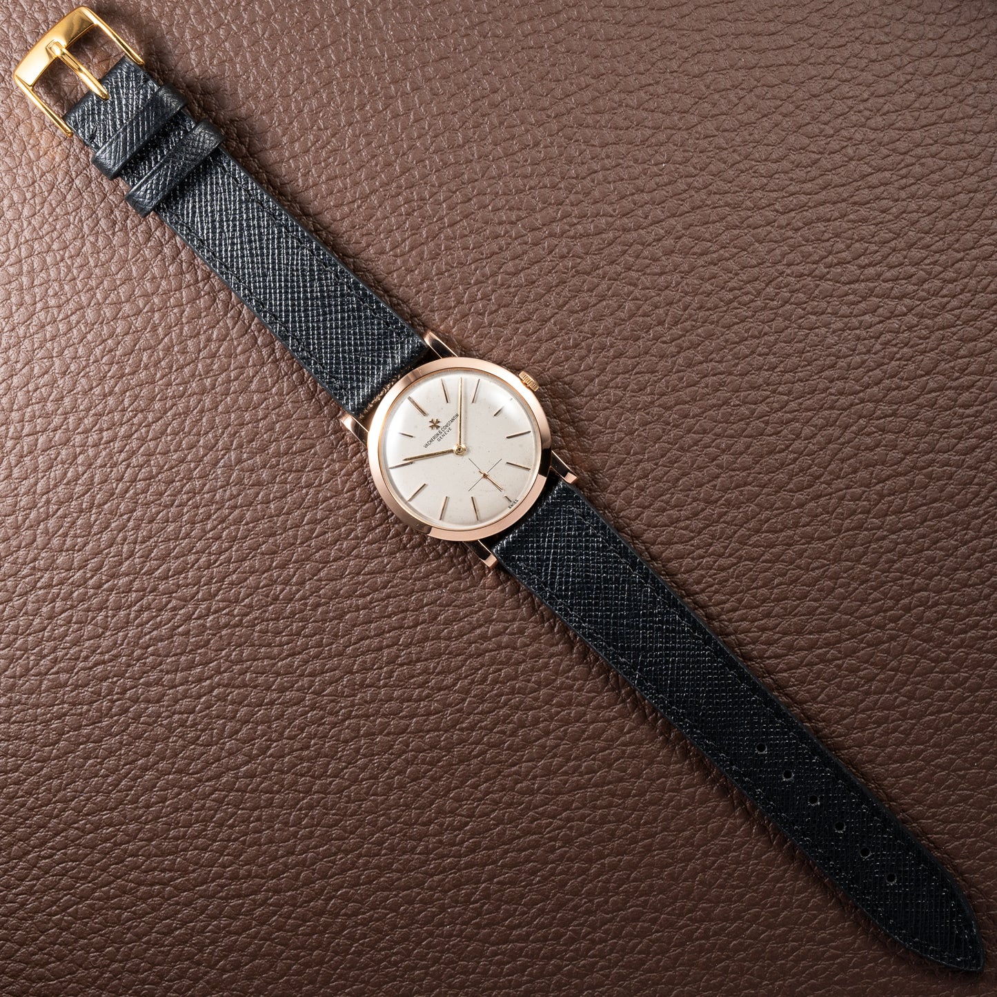 Vacheron Constantin Patrimony 18k Rosé Pink Gold Calibre 1001 Ref. 4667 from 1950s