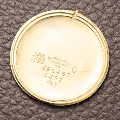 Vacheron Constantin Hermès Paris Ultra-Thin Dress Watch 18K Yellow Gold With Box & Papers Cal 1003 Ref. 6351