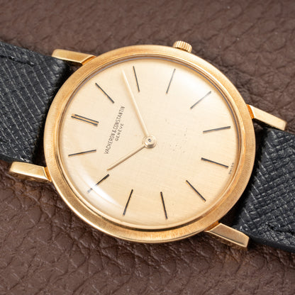 Vacheron Constantin Hermès Paris Ultra-Thin Dress Watch 18K Yellow Gold With Box & Papers Cal 1003 Ref. 6351