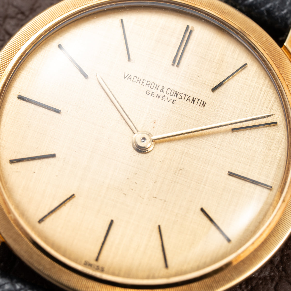Vacheron Constantin Hermès Paris Ultra-Thin Dress Watch 18K Yellow Gold With Box & Papers Cal 1003 Ref. 6351