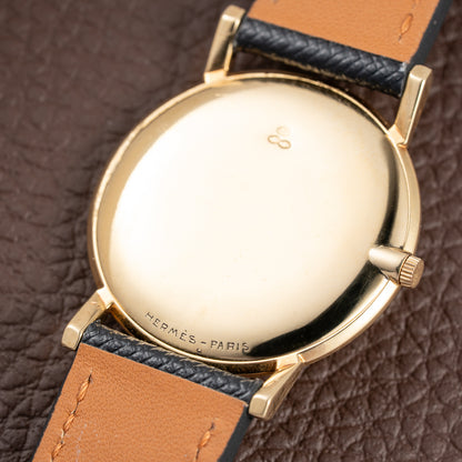 Vacheron Constantin Hermès Paris Ultra-Thin Dress Watch 18K Yellow Gold With Box & Papers Cal 1003 Ref. 6351