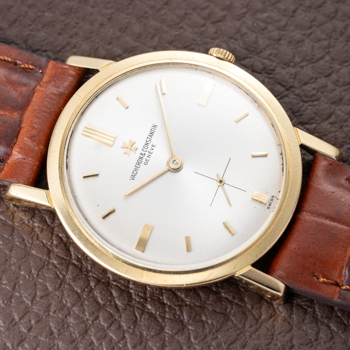 Vacheron Constantin Patrimony Dress Watch Ultra Thin Small Seconds 18K Yellow Gold Ref. 6405 from 1960s