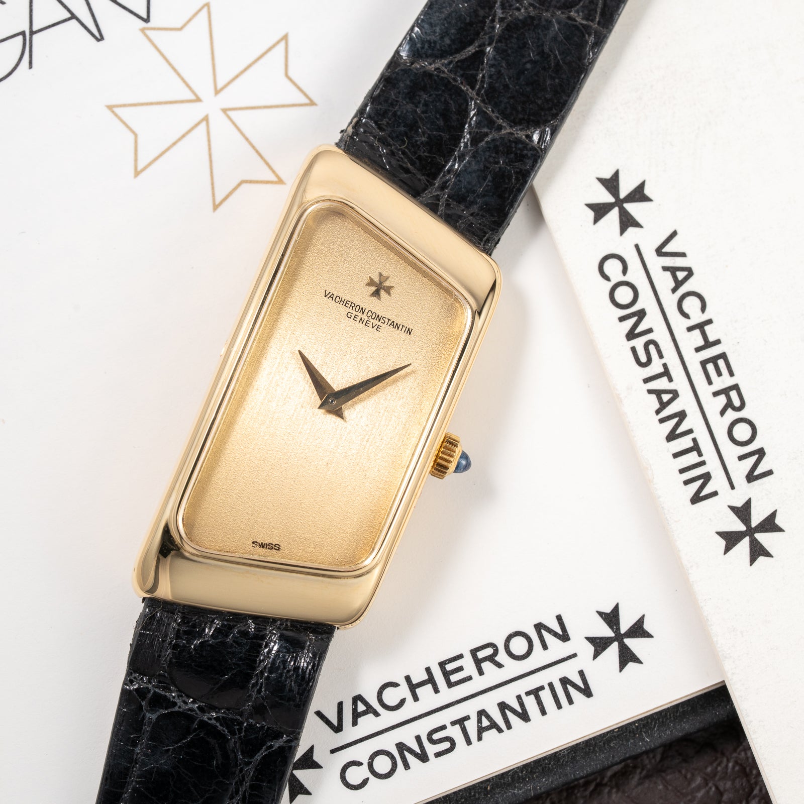 Vacheron Constantin “Prestige de la France” 18K Yellow Gold Full Set from 1977 Ref 15207