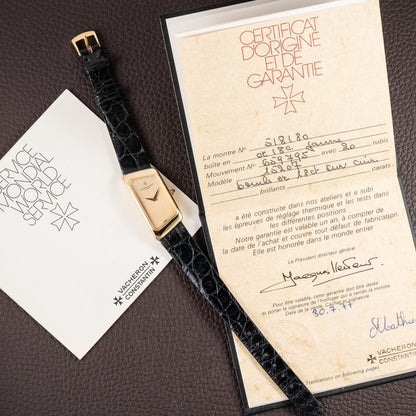 Vacheron Constantin “Prestige de la France” 18K Yellow Gold Full Set from 1977 Ref 15207