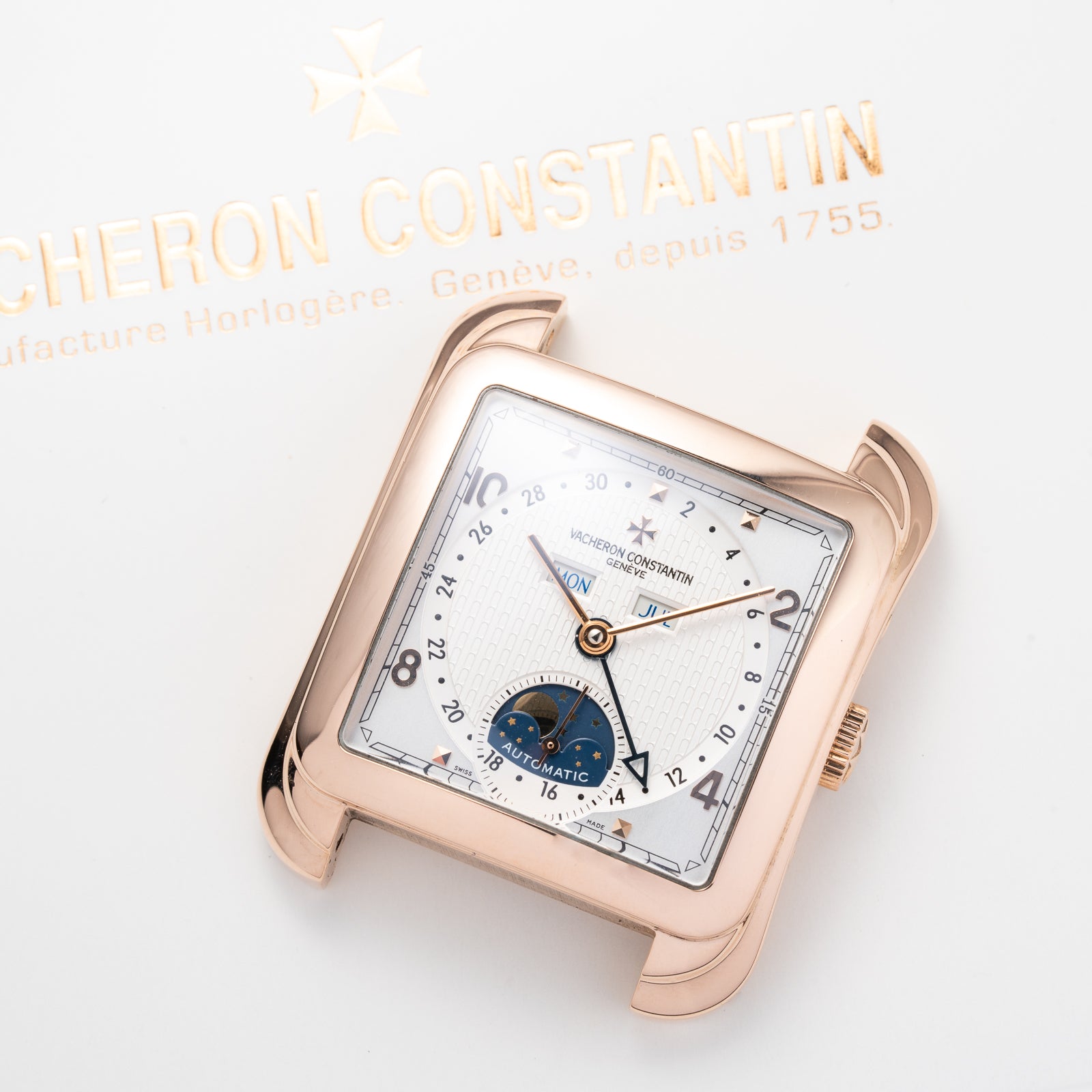 Vacheron Constantin Toledo 1952 Historiques Triple Calendar Moonphase 18K Rosé Gold Ref. 47300/000R from 2009
