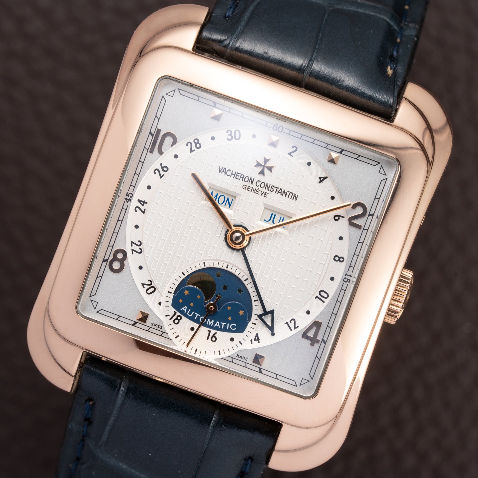 Vacheron Constantin Toledo 1952 Historiques Triple Calendar Moonphase 18K Rosé Gold Ref. 47300/000R from 2009