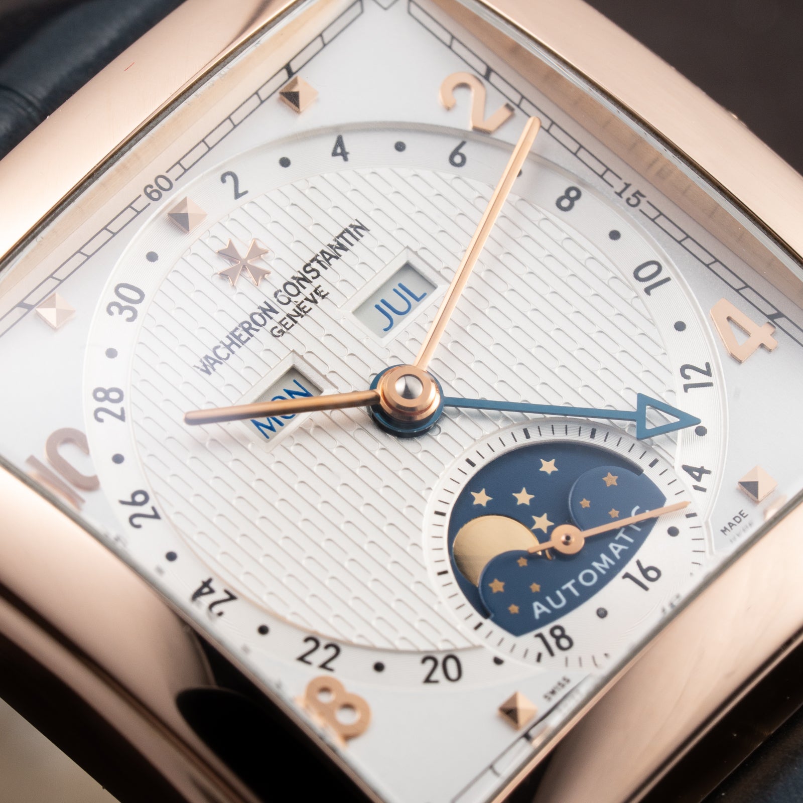 Vacheron Constantin Toledo 1952 Historiques Triple Calendar Moonphase 18K Rosé Gold Ref. 47300/000R from 2009
