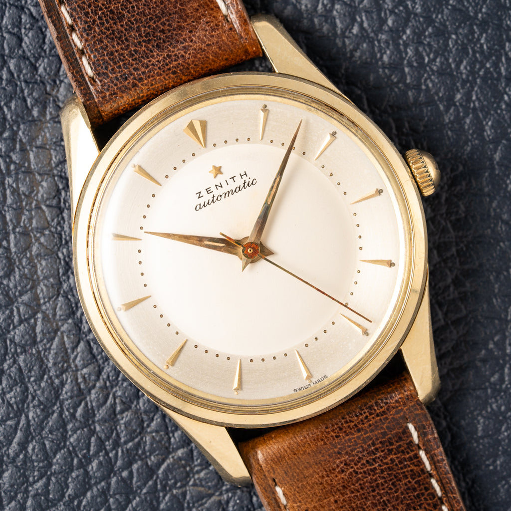 Zenith Early Automatic Bumper 'Egg dial' Jumbo Cal. 133.8 from 1950s