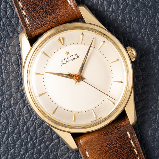 Zenith Early Automatic Bumper 'Egg dial' Jumbo Cal. 133.8 from 1950s