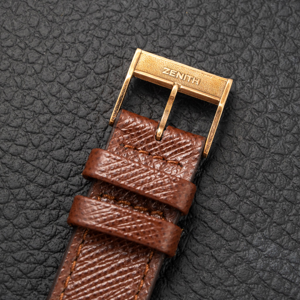 Zenith Dress Watch Ultra-Thin “Pink on Pink” 18K Rosé Gold with Spider Lugs from 1950s