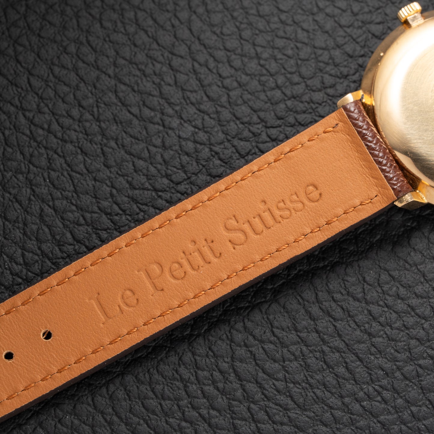 Zenith Dress Watch Ultra-Thin “Pink on Pink” 18K Rosé Gold with Spider Lugs from 1950s