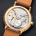 Zenith Dress Watch Ultra-Thin “Pink on Pink” 18K Rosé Gold with Spider Lugs from 1950s