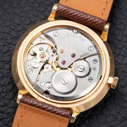 Zenith Dress Watch Ultra-Thin “Pink on Pink” 18K Rosé Gold with Spider Lugs from 1950s