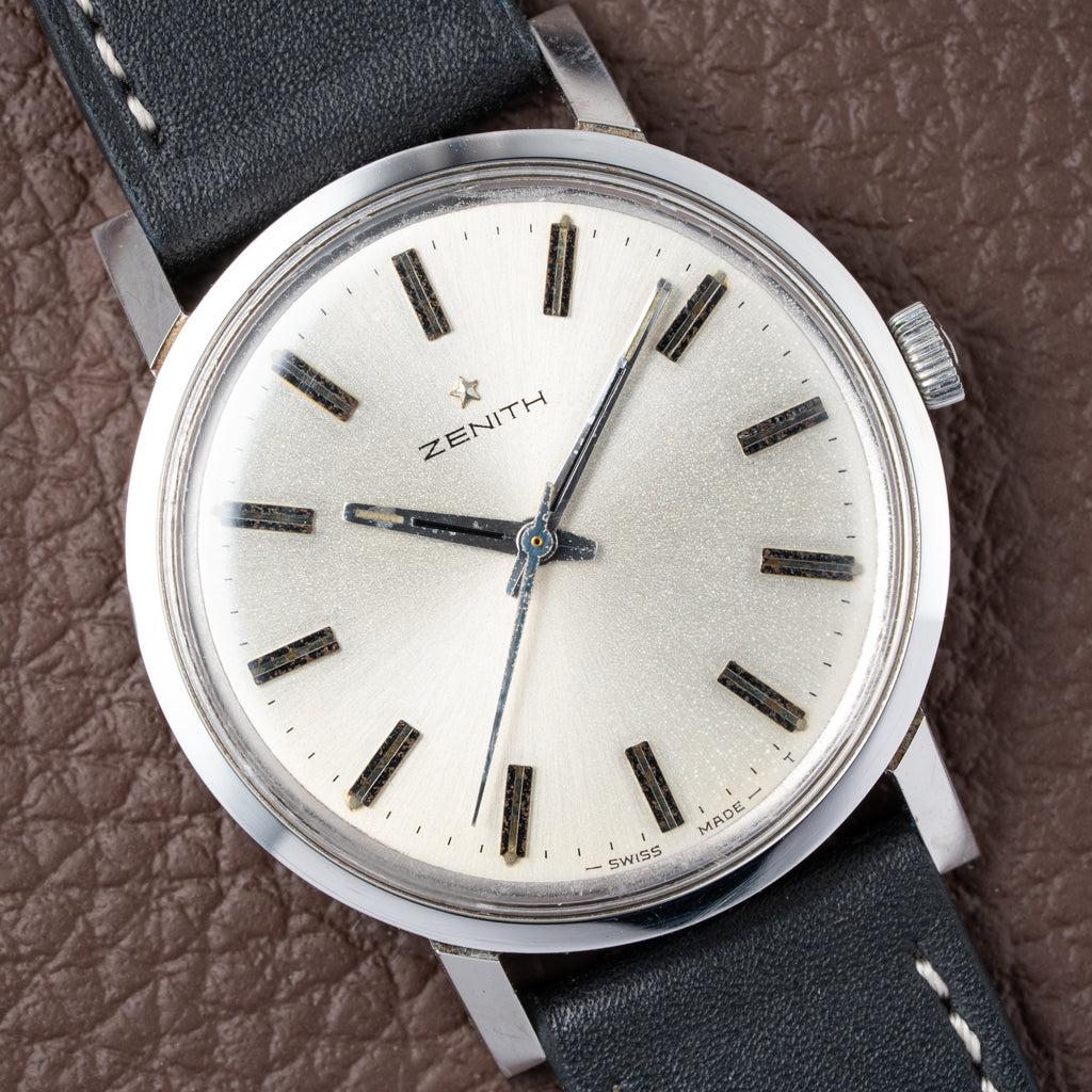 Zenith Dress Watch Stainless Steel Manual Wind Calibre 2542 Circa 1960s