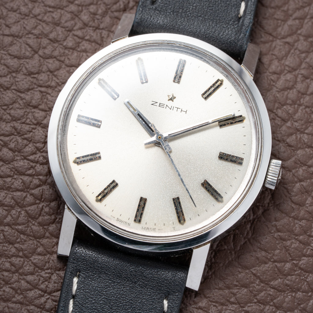 Zenith Dress Watch Stainless Steel Manual Wind Calibre 2542 Circa 1960s