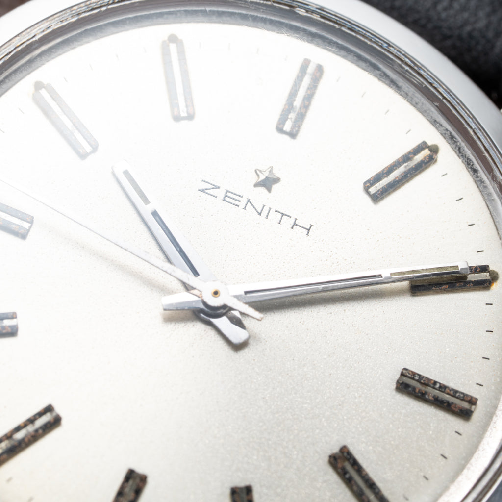 Zenith Dress Watch Stainless Steel Manual Wind Calibre 2542 Circa 1960s
