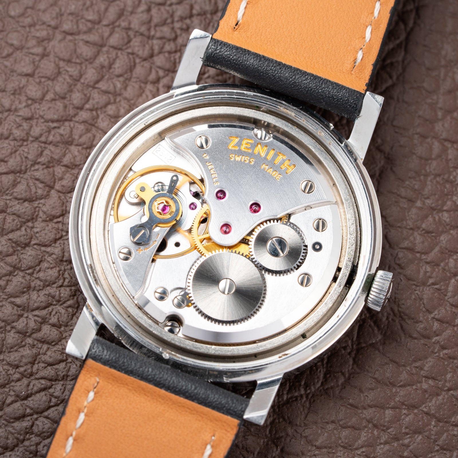 Zenith Dress Watch Stainless Steel Manual Wind Calibre 2542 Circa 1960s