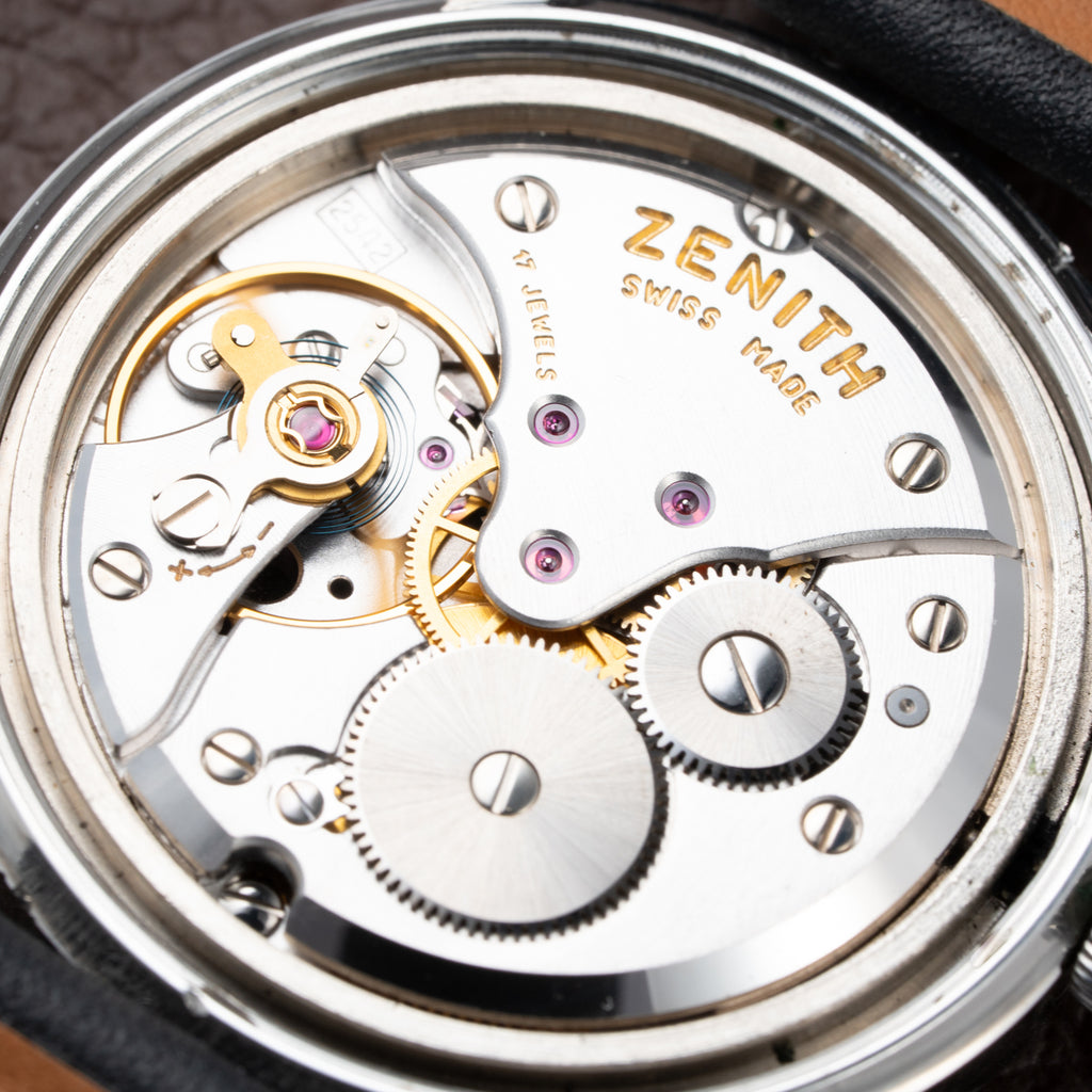 Zenith Dress Watch Stainless Steel Manual Wind Calibre 2542 Circa 1960s