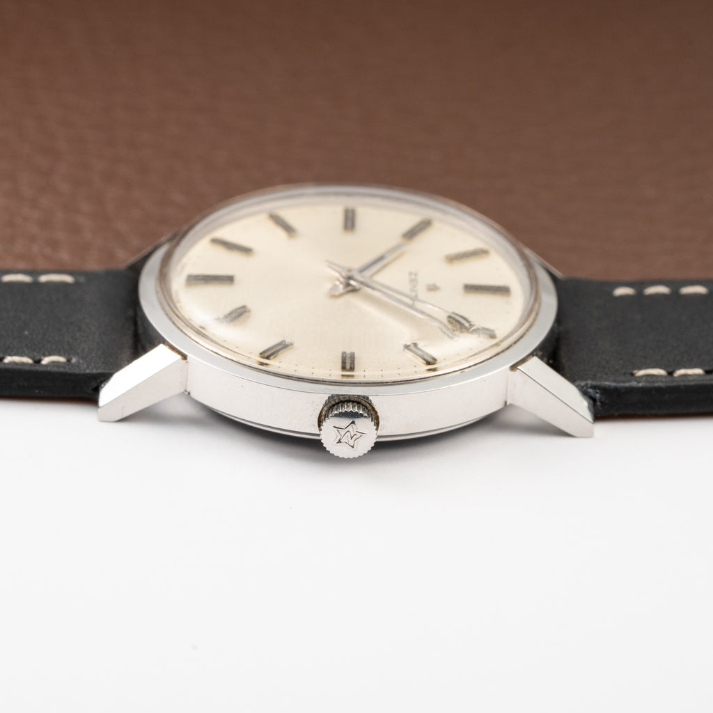 Zenith Dress Watch Stainless Steel Manual Wind Calibre 2542 Circa 1960s