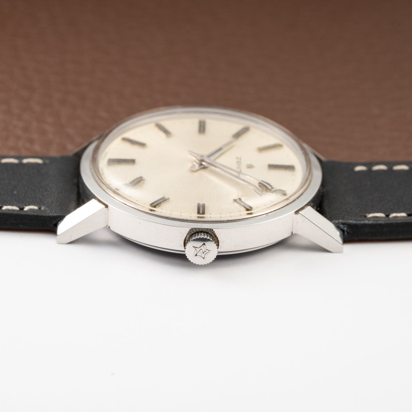 Zenith Dress Watch Stainless Steel Manual Wind Calibre 2542 Circa 1960s