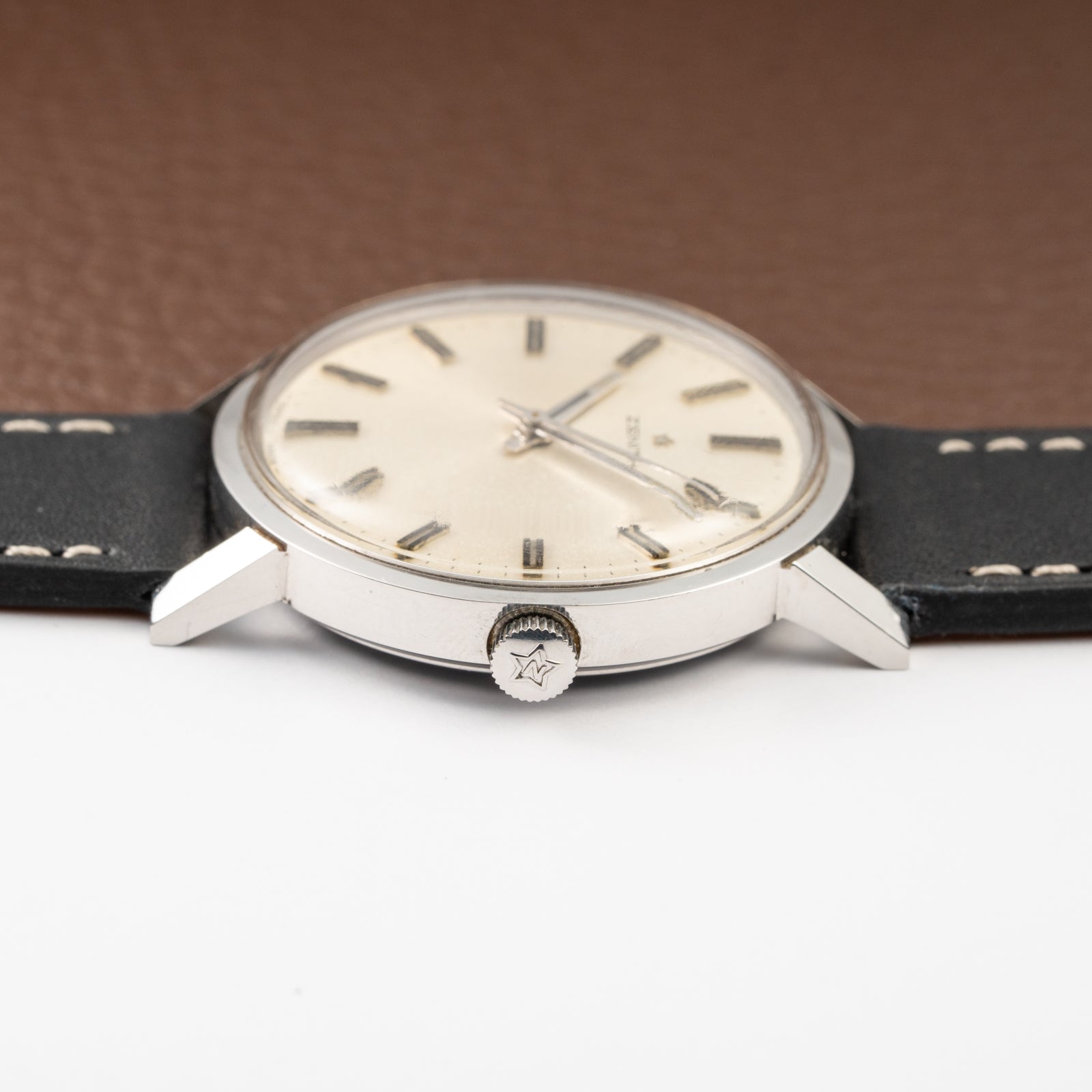 Zenith Dress Watch Stainless Steel Manual Wind Calibre 2542 Circa 1960s