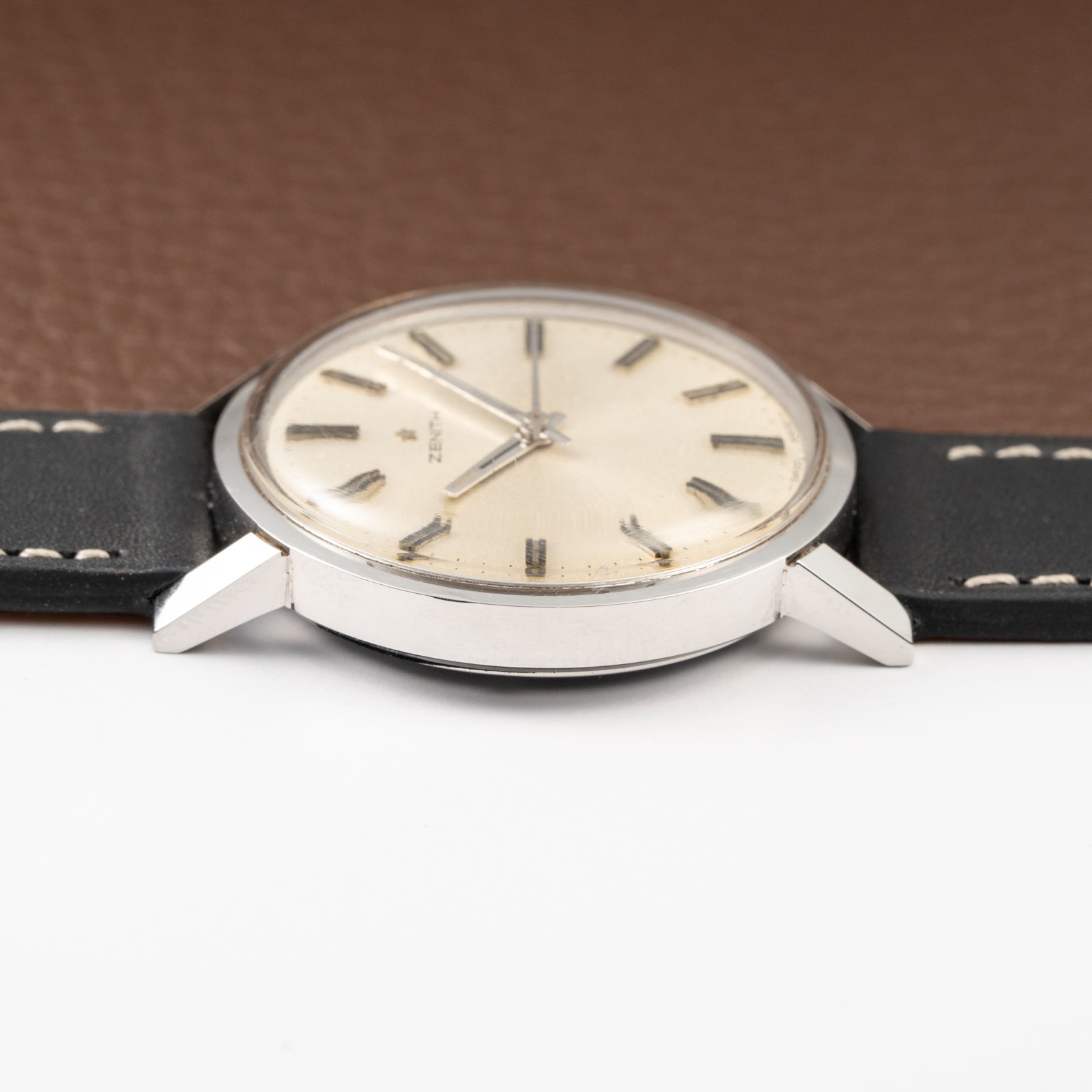 Zenith Dress Watch Stainless Steel Manual Wind Calibre 2542 Circa 1960s