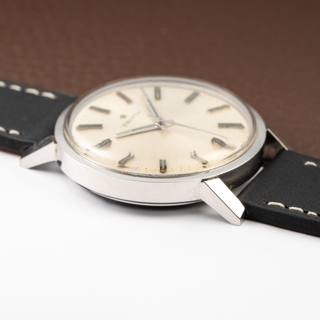 Zenith Dress Watch Stainless Steel Manual Wind Calibre 2542 Circa 1960s