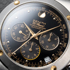 Zenith El Primero Chronograph Pacific Black Gilt Dial Ref. 59.0010.400