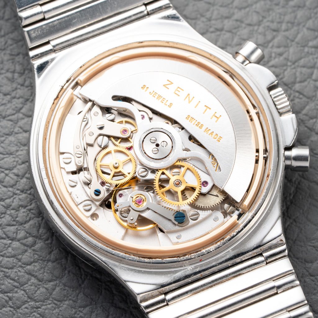 Zenith El Primero Chronograph Pacific Black Gilt Dial Ref. 59.0010.400