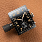 Zenith Oversized Tank with Black Gilt Radium Dial 1930/40s