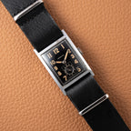 Zenith Oversized Tank with Black Gilt Radium Dial 1930/40s