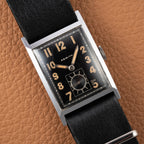 Zenith Oversized Tank with Black Gilt Radium Dial 1930/40s