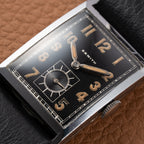 Zenith Oversized Tank with Black Gilt Radium Dial 1930/40s